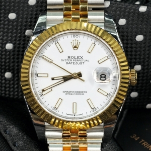 Rolex Date-just White Dial 41mm 126333