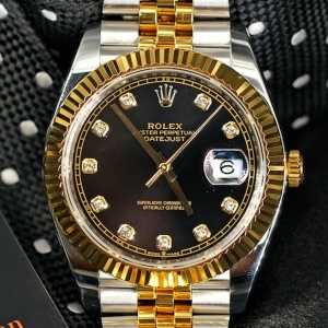 Rolex Date-just Black Dial 41mm 126333