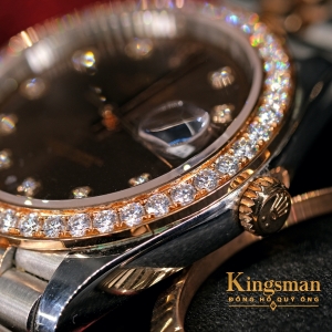 Rolex Date-just Chocolate Diamond 41mm 126331