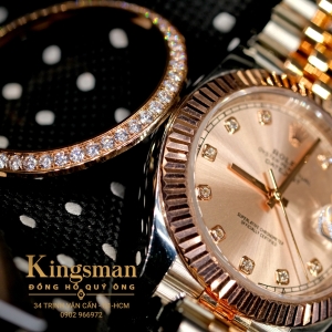 Rolex Date-just Everose Pink Champagne Gold 41mm 126331