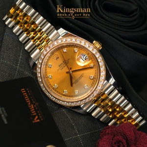Rolex Date-just Gold Dial 41mm 126333