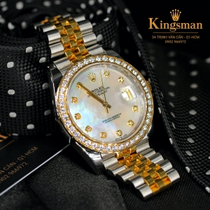 Rolex Date-just Gold Mother of Pearl 41mm 126333