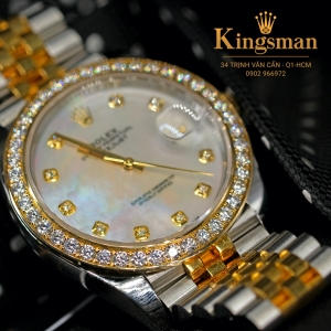 Rolex Date-just Gold Mother of Pearl 41mm 126333