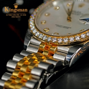 Rolex Date-just Gold Mother of Pearl 41mm 126333