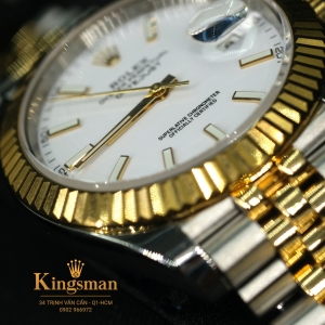 Rolex Date-just White Dial 41mm 126333