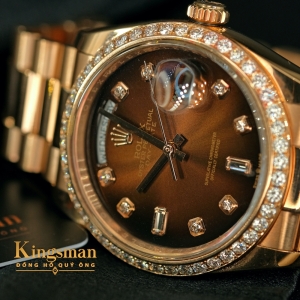 Rolex Day-date Chocolate Ombre 36mm 128345